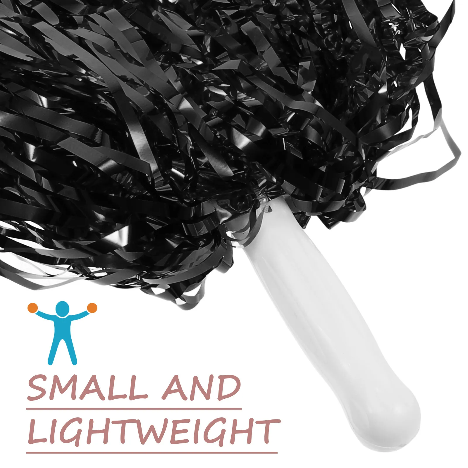 

10 шт. многоразовых помпонов для черлидинга, яркие, легкие, в форме цветка, для спортивных мероприятий, танцевальных соревнований, праздников