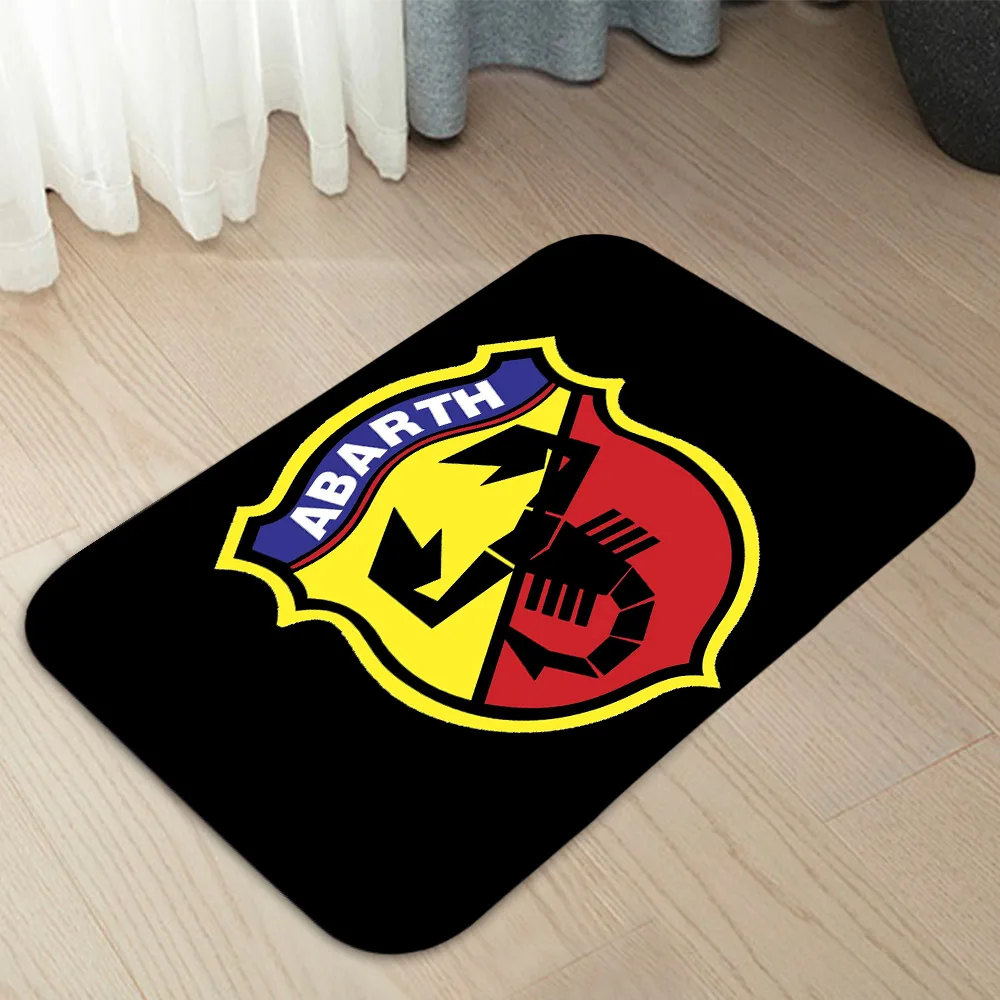 Abarth Car Doormat  Home Carpet Entrance Door Mats Modern Decor Carpet Bathroom  Floor Mats 013