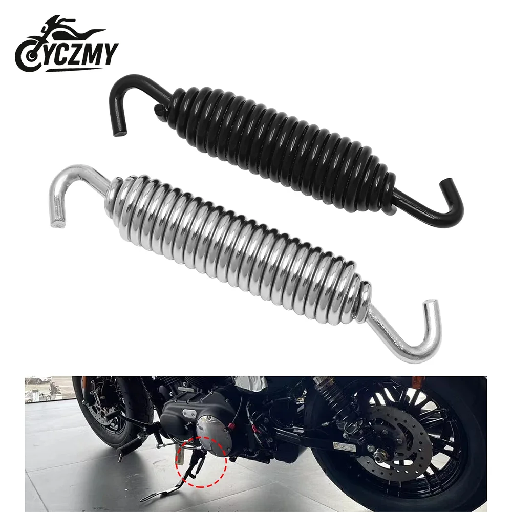 Motorcycle Side Stand Spring Fit for Harley XL883 XL1200 Kickstand Support Spring Replacement Parts