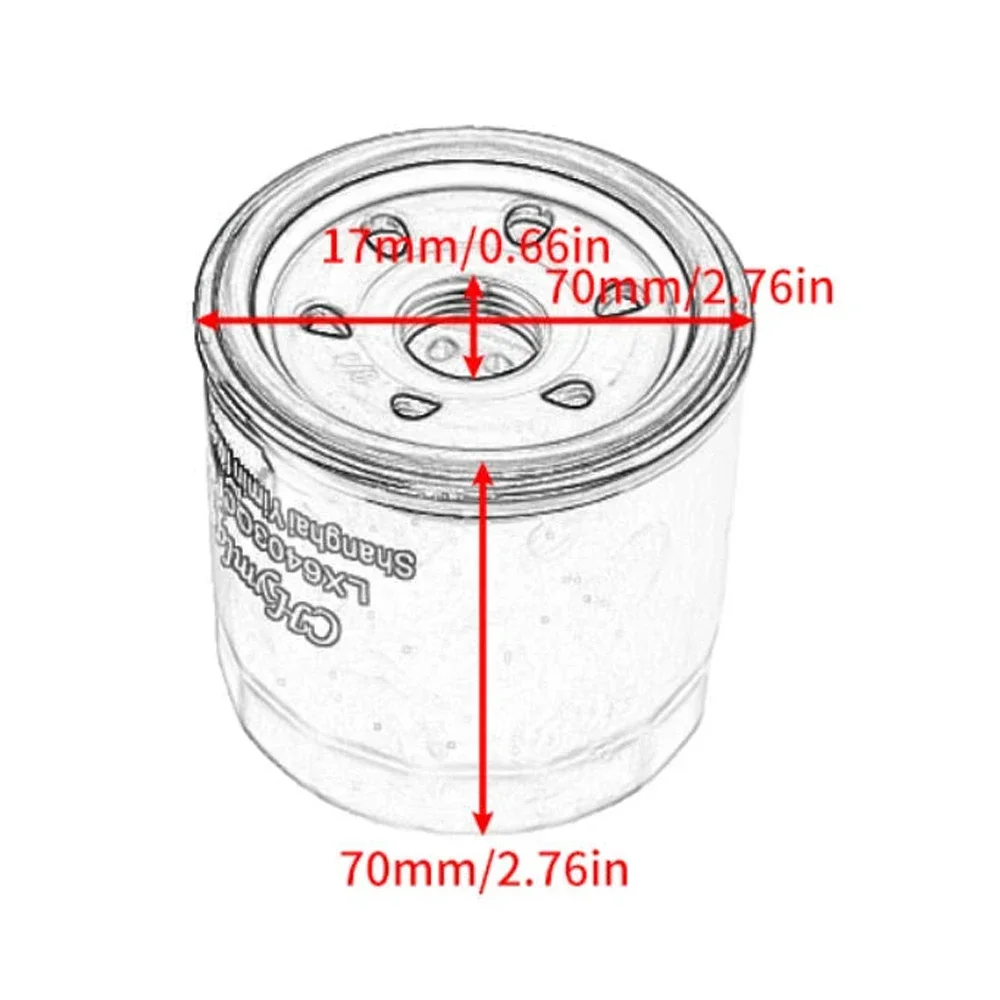 Motorcycle Engine Oil Filter Grid 150350015 Oil Filters For Loncin VOGE 500DS 500AC 500X 500R LX500-A 525DS 525R 525AC LX500-R