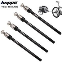 Remolque de bicicleta HEPPE, eje pasante, remolque de carga, remolque para niños, eje pasante de 160-178mm, eje de enganche de remolque de bicicleta M12 P1.0/1,25/1,5/1,75