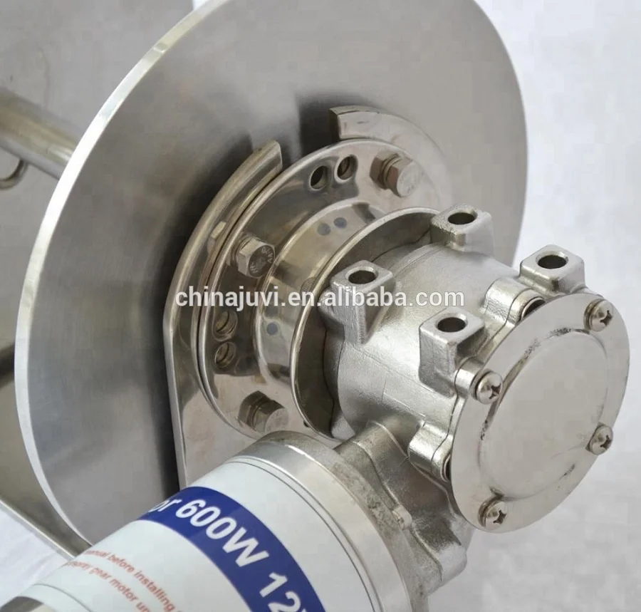 600 W Trommelwinde Mini 12 V 24 V elektrische Ankerwinde für Schiff, Yacht, Bootszubehör, andere Marinebedarf JVW-011