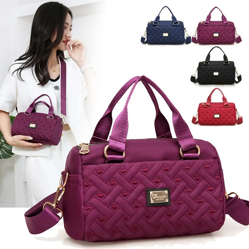 حقيبة كروس نسائية خفيفة الوزن من قماش أكسفورد ذات سعة كبيرة ومتعددة الوظائف وحقيبة كتف للسيدات #1