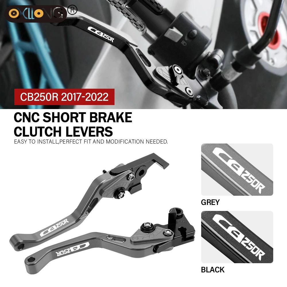 

CNC Aluminum Motorcycle Short Brake Clutch Levers Accessories Parts For HONDA CB250R 2017 2018 2019 2020 2021 2022 CB250R