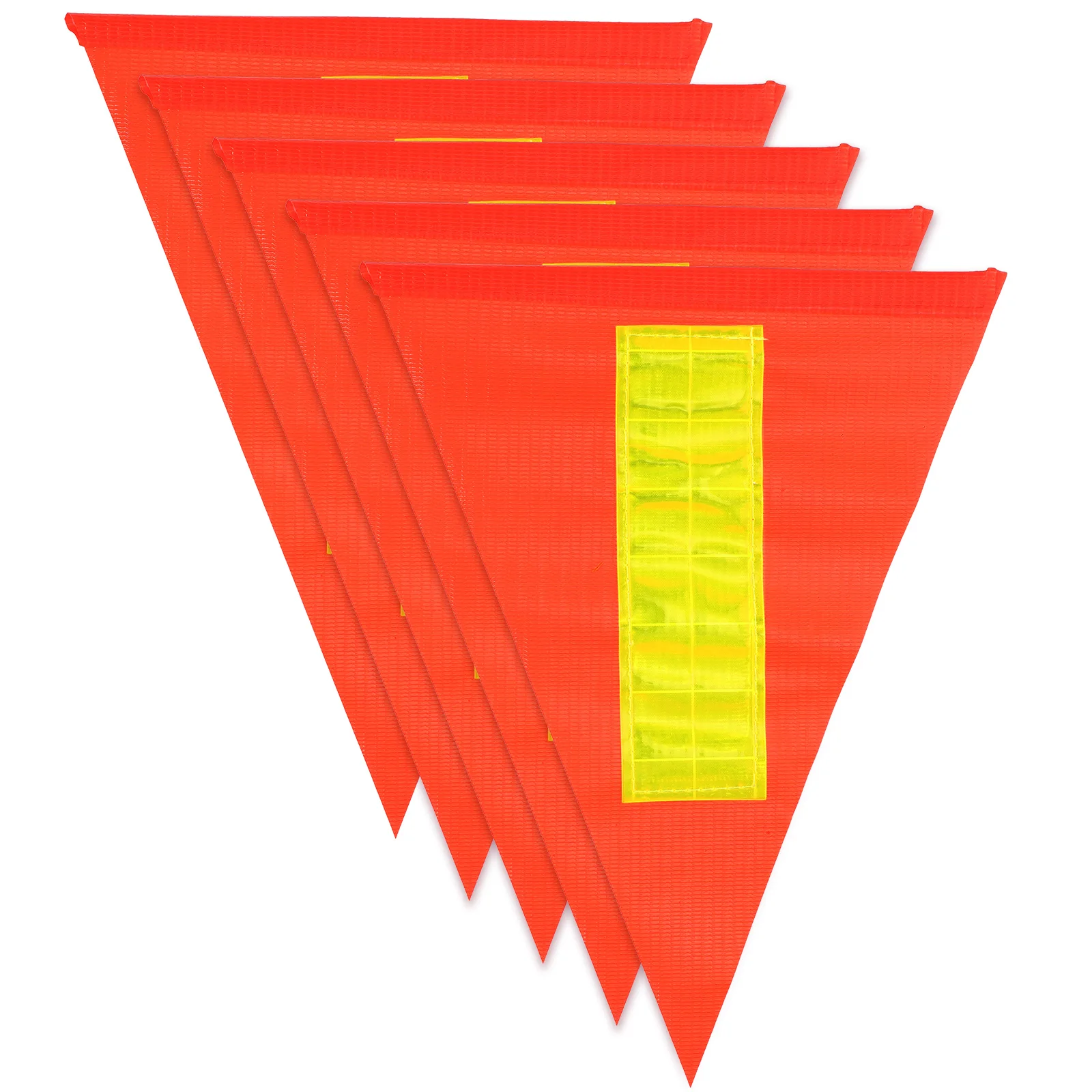 

5 Pcs The Sign Reflective Warning Flag Child Children Pvc Bicycle Safety Replacement