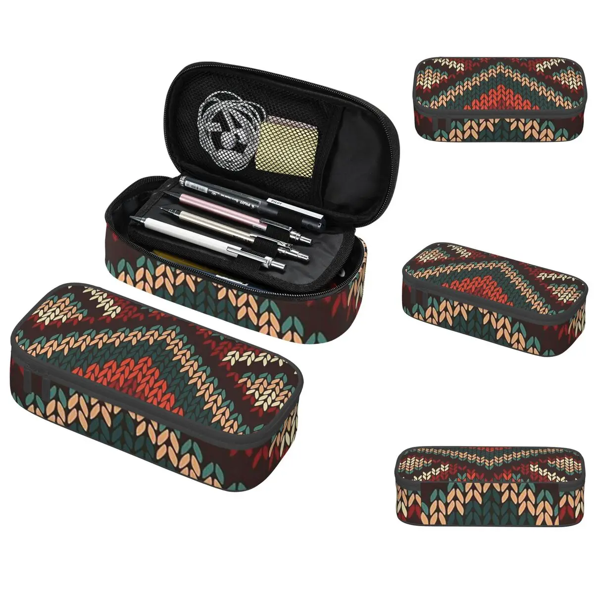 

Amazigh Foutha Kabyle Mediterranean Berber Jewel Pencil Case School Pen Box Pencil Bag Stationery Supplies Pen Holder Bag