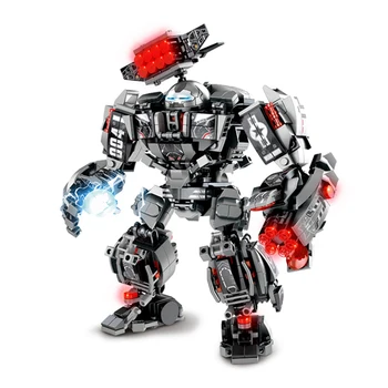 2024 The Avengers Lron Super Man eroe War Machine Buster Hulkbuster Building Blocks Mattoni Modello di film classico Giocattoli per bambini Regali
