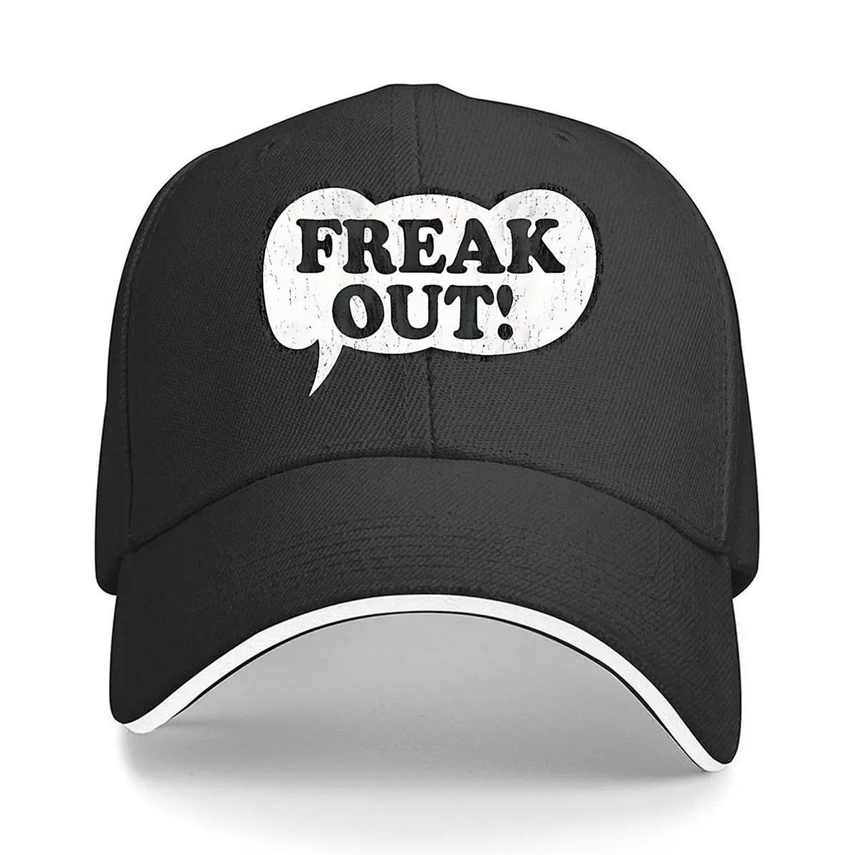 

Freak - Bold, Edgy Text Design Sandwich Baseball Cap