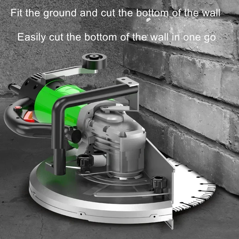 350/400mm Single Chip Wall Slotting Machine Portable Concrete Road Stone