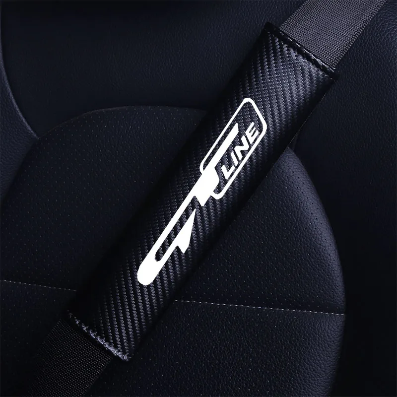 Car Safety Belt Cover Shoulder Pad For KIA GT LINE K2 Sportage Stinger Sorento Ceed soul sorento VENGA KX5 K3 K4 K5 Accessories