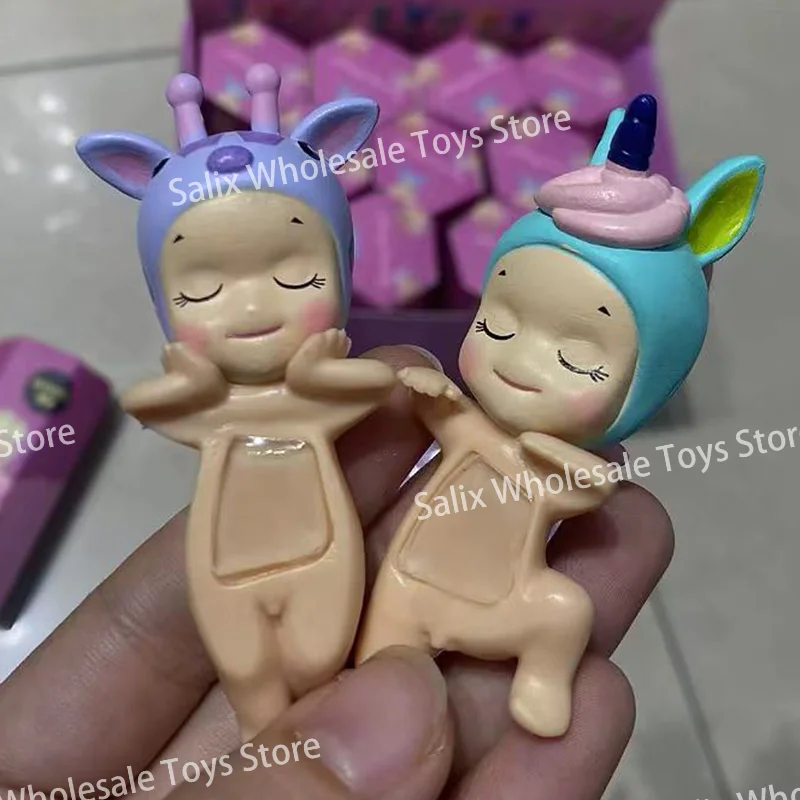 New In Stock Sonny Angel Blind Box Dreaming Animal Party 3.5inch 8.9cm High Quality Anime Figures Xmas Christmas Kids Gifts Toys