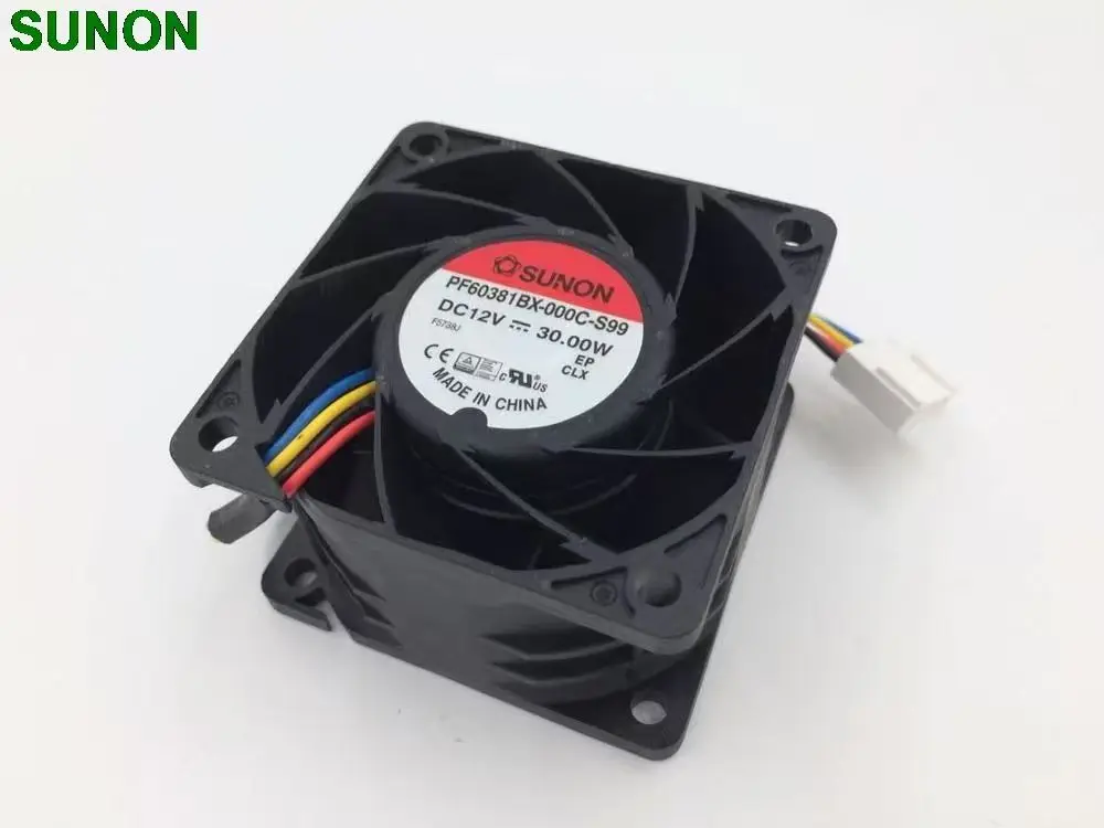 Brand For Sunon PF60381BX-000C-S99 60*60*38mm 12V 30W Cooler Cooling Fan