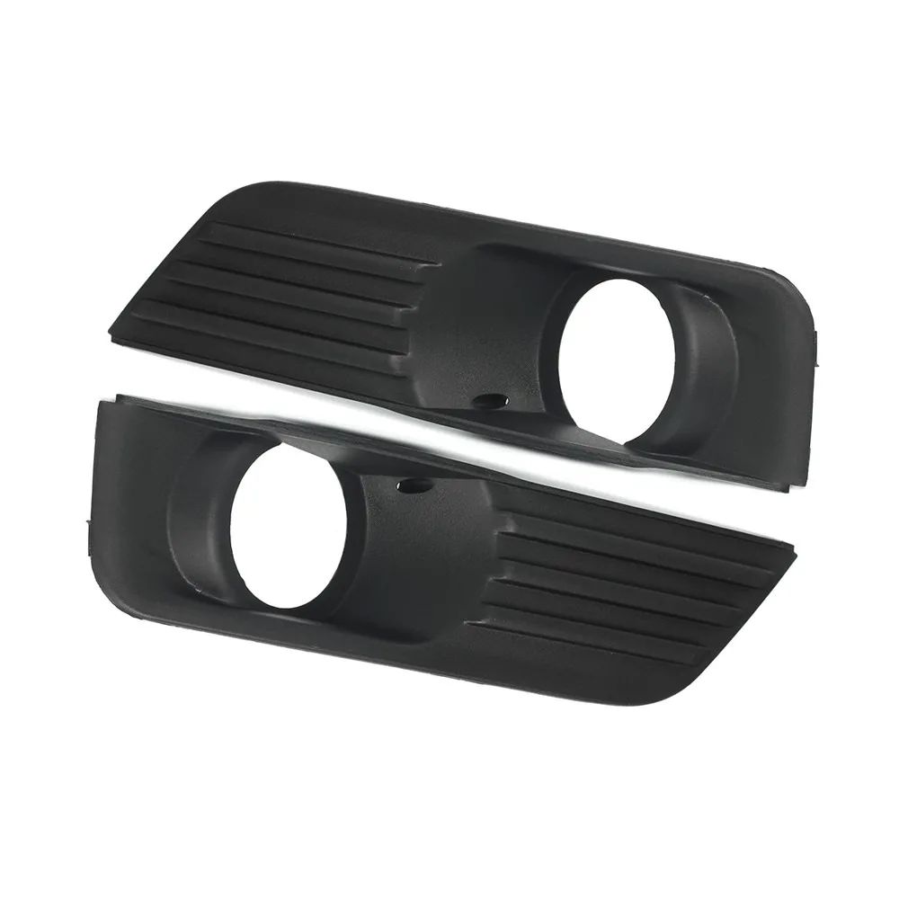 POkESS 1Pair Front Bumper Fog Light Lamp Bezel Cover Grille For Ford Focus 2005 2006 Car accessories