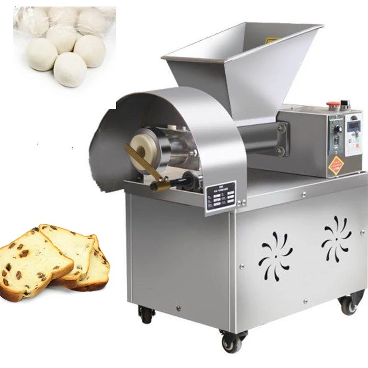 

Automatic table top croissant dough dividing cutting machine dough cutter rounder machine