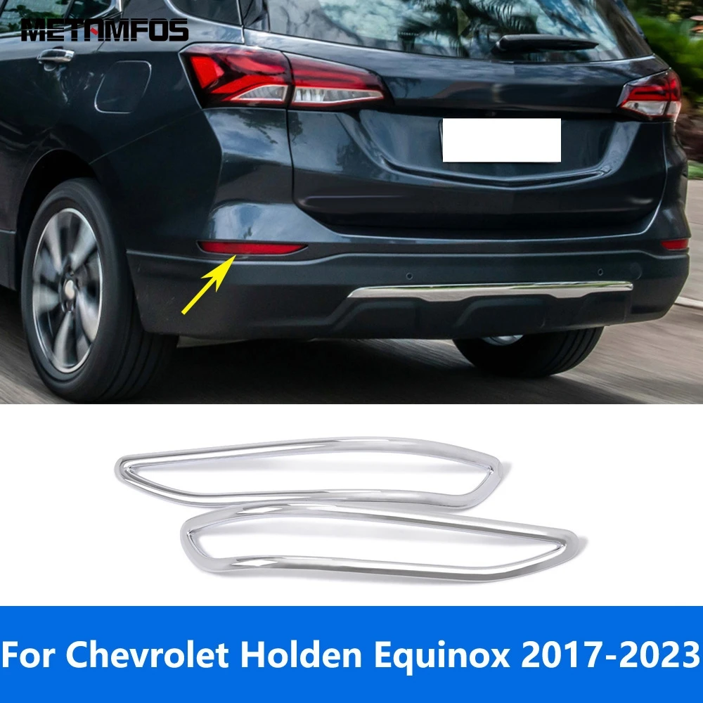 

Накладка на противотуманный фонарь заднего фонаря для Chevrolet Holden Equinox 2017-2022 2023, хромированная защита противотуманных фар, автомобильные аксессуары