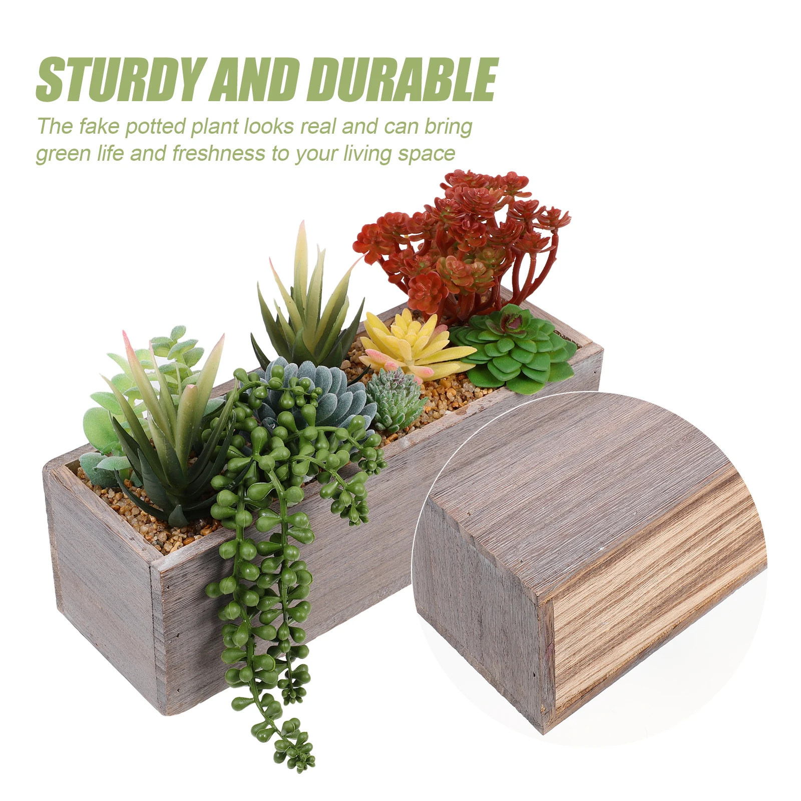 

Decorative Succulent Potted Plant Plants Artificial Bonsai Succulents Fake