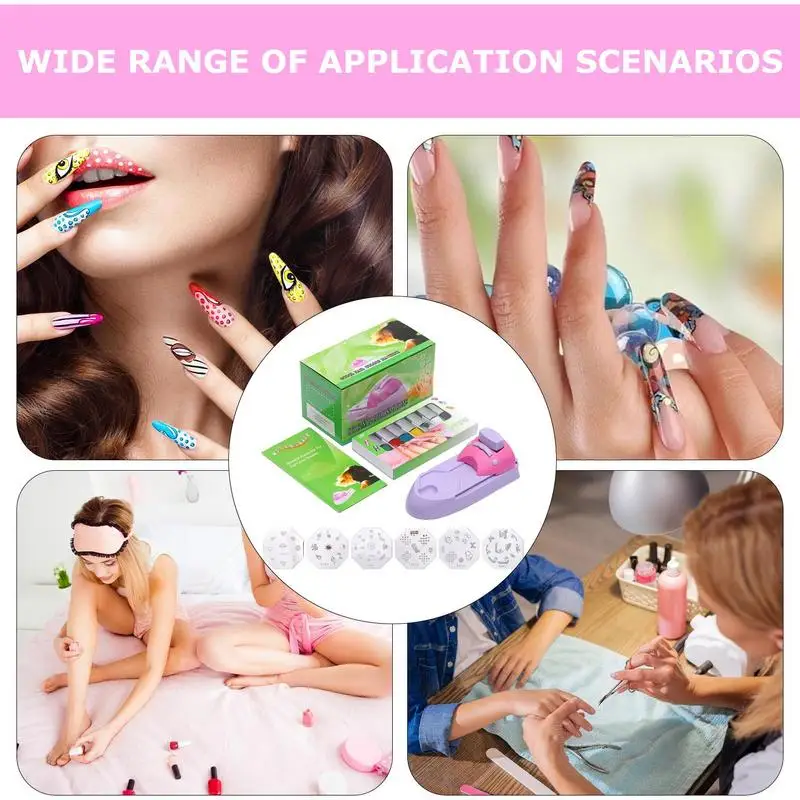 Nageldrukmachine Huishoudelijke Nagels Diy Art Printer Tijdbesparende Nail Printer Gemakkelijk Te Gebruiken Voor Dating Working Travelling Party