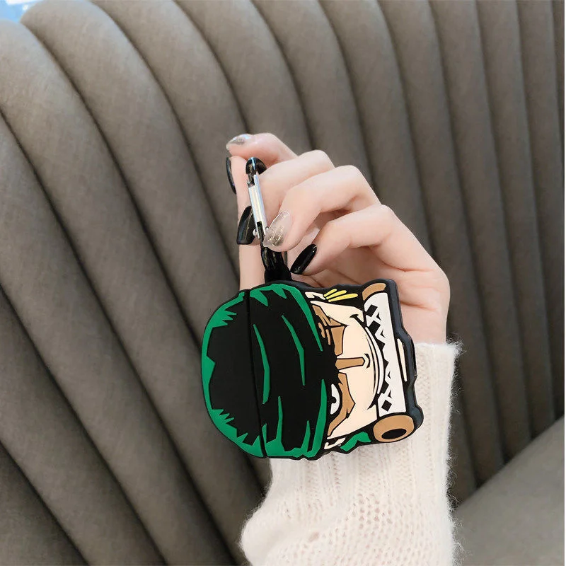 One Piece Zoro Silicone Earphone Case for Airpods 1 2 3 Pro Wireless Bluetooth Headphone Case Birthday Gifts view 4