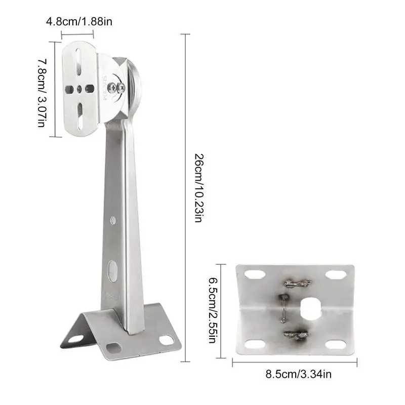 Security Camera Bracket stainless steel Wall Mount Camera Support Universal Adjustable Security Camera Pole for Indoor/Outdoor