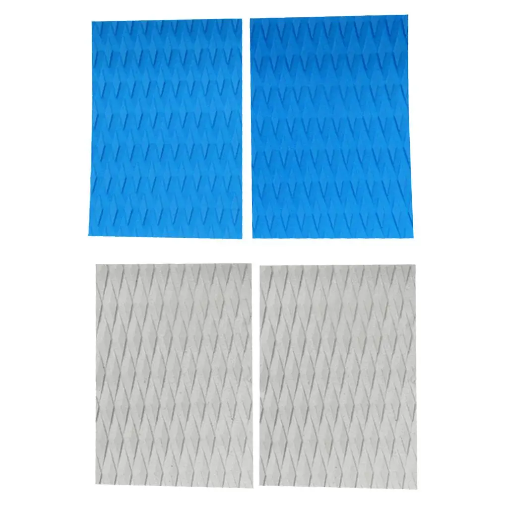 Pack Traction Pad - Adhesive Diamond Grooved EVA Deck Grip Tail Pad for