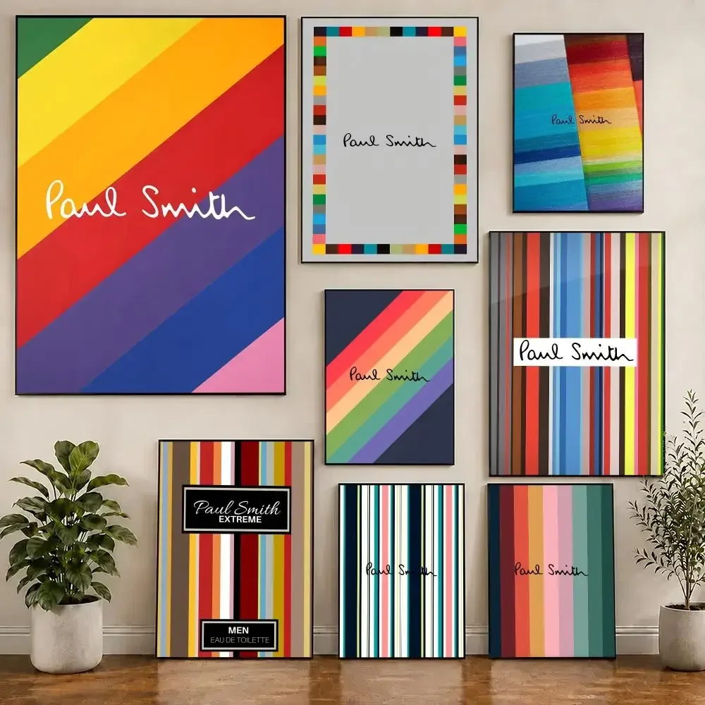 Fashion P-Pauls SmithES cool Painting  Canvas Poster Bedroom Living Room bar Hallway House interior Wall Decor