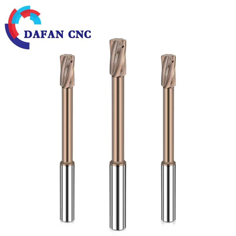 

Tungsten Steel Internal Coolant Reamer, 4-12mm H7 Precision Coated Carbide Spiral Center Drill for CNC