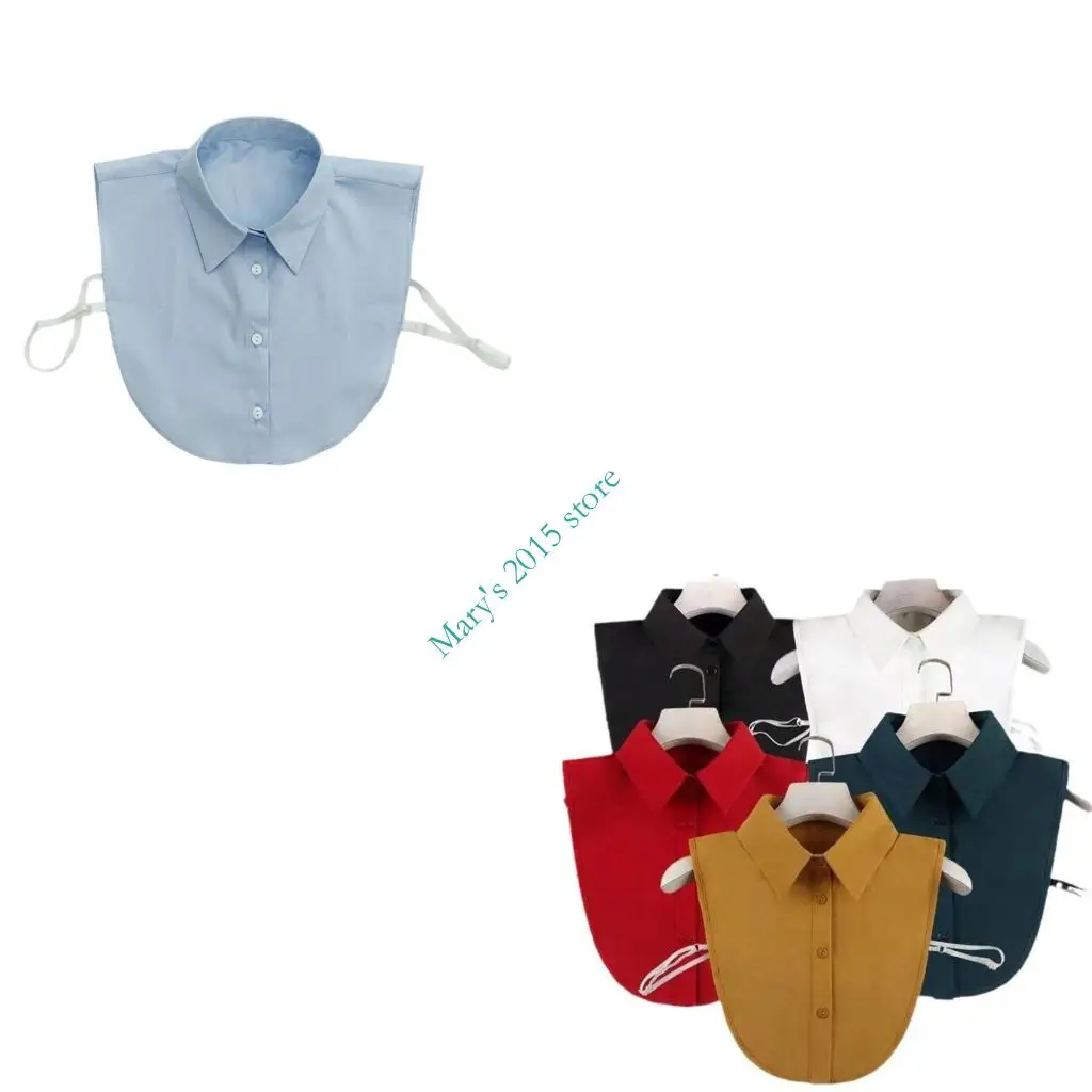 E15F – faux col élégant, accessoire Costume Cosplay, collier décoratif pour les affaires