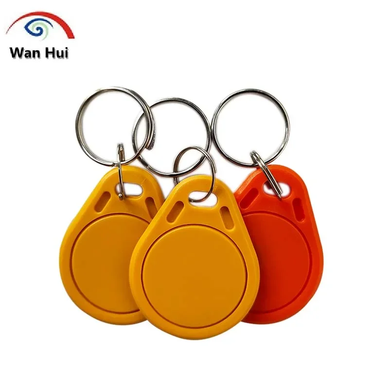 100Pcs UID S50, RFID Keychain,  Key Tag, NFC Card , 13.56 MHz, Recordable unit 0 HF, ISO14443A, used to copy cards