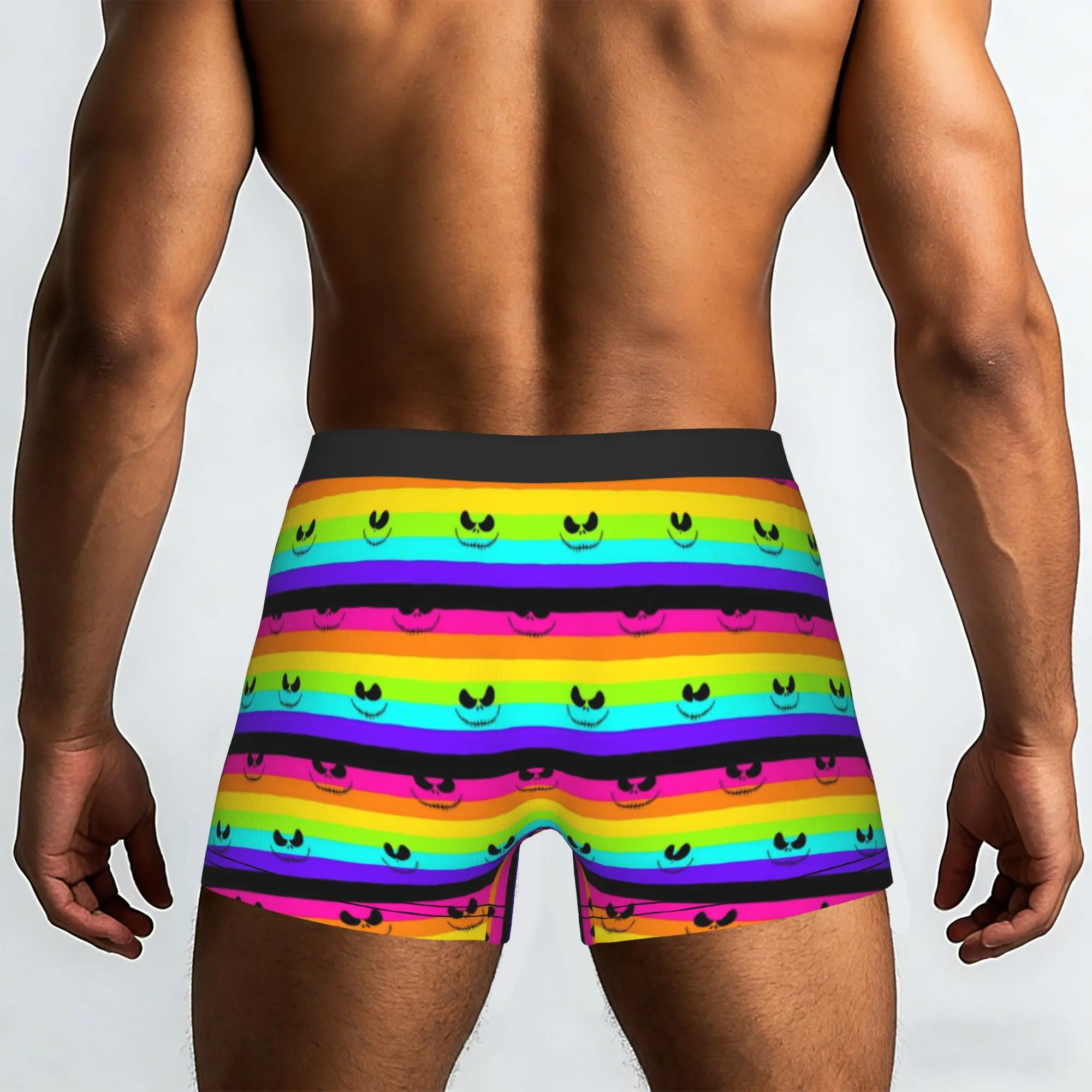 Custom Fashion Jack Anime S-Skellingtones Boxers Shorts Panties Male Underpants Breathable  Briefs Underwear