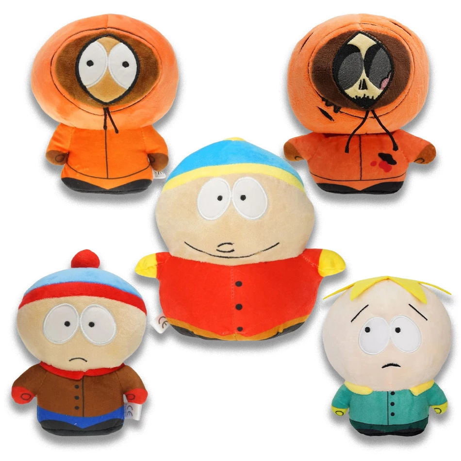 2025 anime dos desenhos animados parque sul personagem cartman stan butters boneca de pelúcia menino criança brinquedo de pelúcia para crianças presentes de natal travesseiro