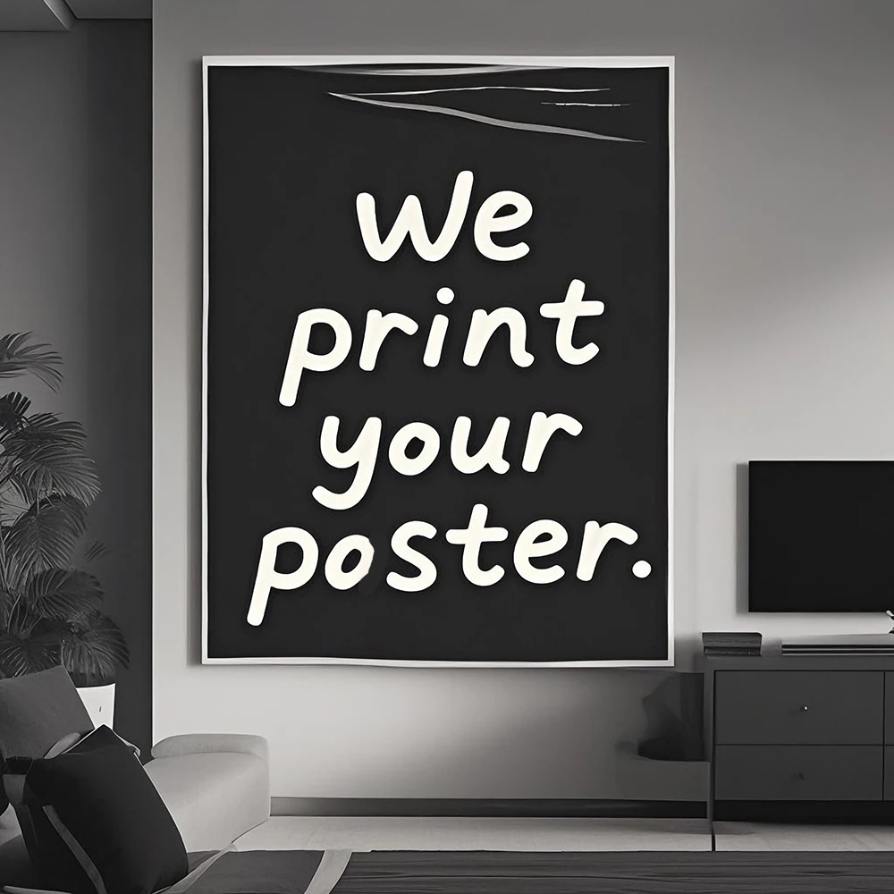 CUSTOM ผ้าใบพิมพ์ภาพโปสเตอร์ Wall Art-งานแต่งงาน,คู่,ครอบครัว,ภาพสัตว์เลี้ยงของขวัญสําหรับตกแต่งบ้าน