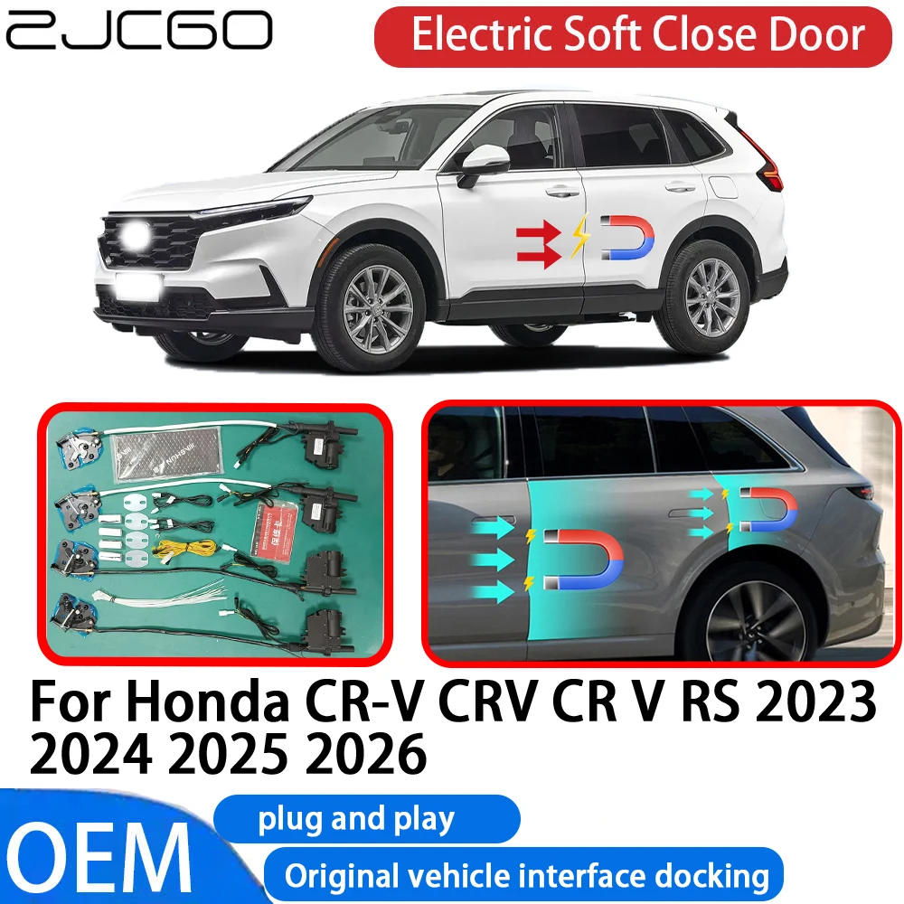 for Honda CR-V CRV CR V RS 2023~2026 Car Automatic Electric Soft Close Door Closer System OEM Plug and Play Comfort Closing