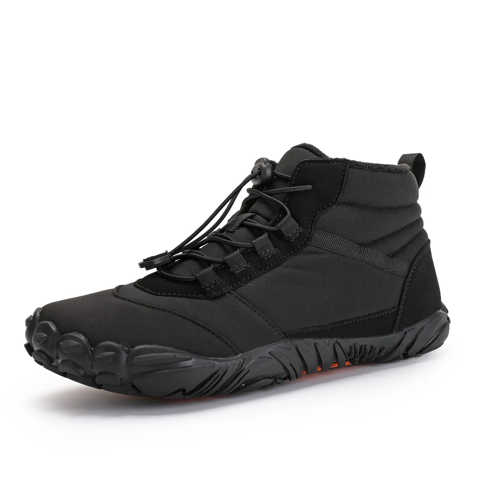 Autumn Winter Men's Cotton Fleece Waterproof warm Ankle boots Non-Slip Shock Absorbing Snow Boots