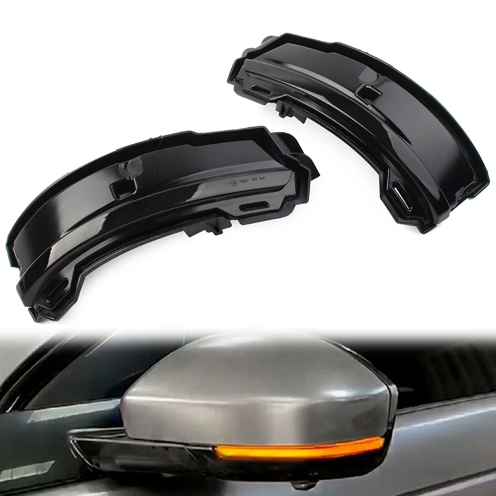 2X LED Dynamic Mirror Turn Signal Light For Land Rover Evoque Discovery Sport 2014-2019 & For Jaguar F-Pace E-Pace 2017-2020
