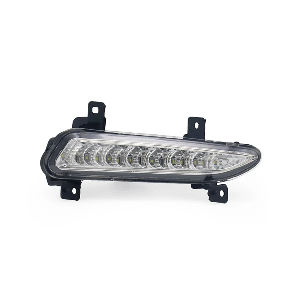 Car Right DRL LED Fog Light for Geely Emgrand EC718 EC7 2014-2016 Auto Driving Lamp Daytime Running Light Bumper Lamp