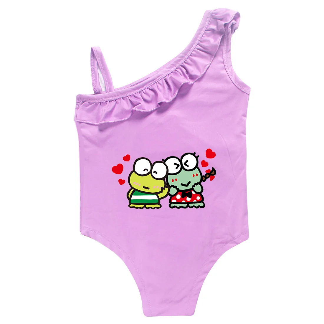 Cute Kerokero Keroppi Toddler Baby Swimsuit One Piece Kids Girls Swimming outfit Children Swimwear Bathing Suit 2-9Y