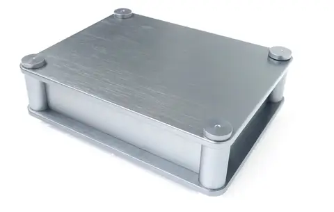 BRZHiFi 알루미늄 파워 앰프 섀시 2207T 라운드 박스, DIY 프리앰프 오디오 케이스, 전원 공급 장치 박스, CNC 하이 퀄리티