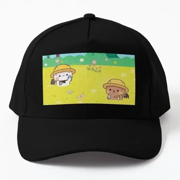 

Cute Couple Dudu And Bubu Are Hard Worki Baseball Cap Hat Outdoor Black Printed Snapback Sport Hip Hop Bonnet Czapka Casual