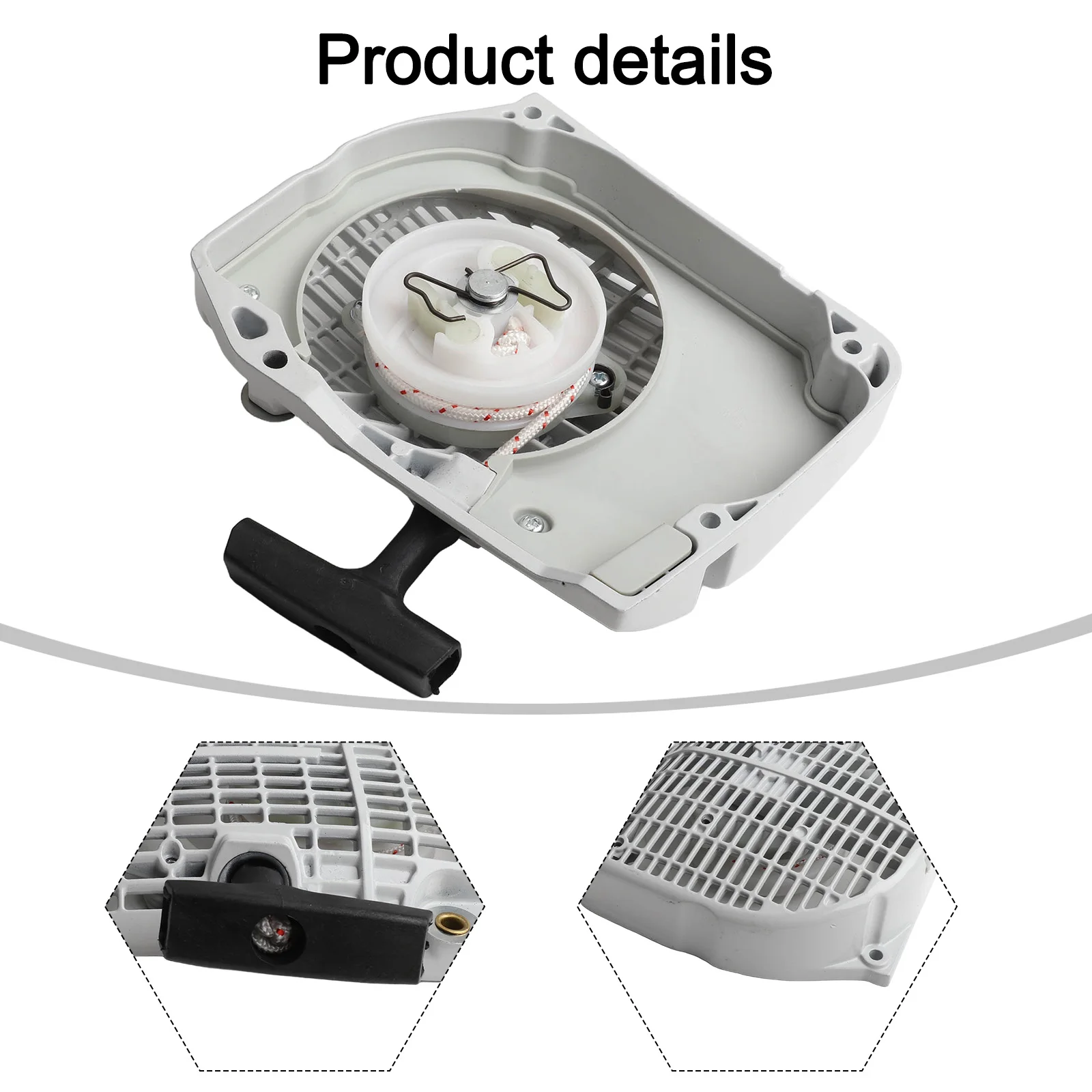 /Rotary /For /Recoil Rewind Starter Assembly Fan Housing For 066 MS650 MS660 Chainsaw Parts Accessories
