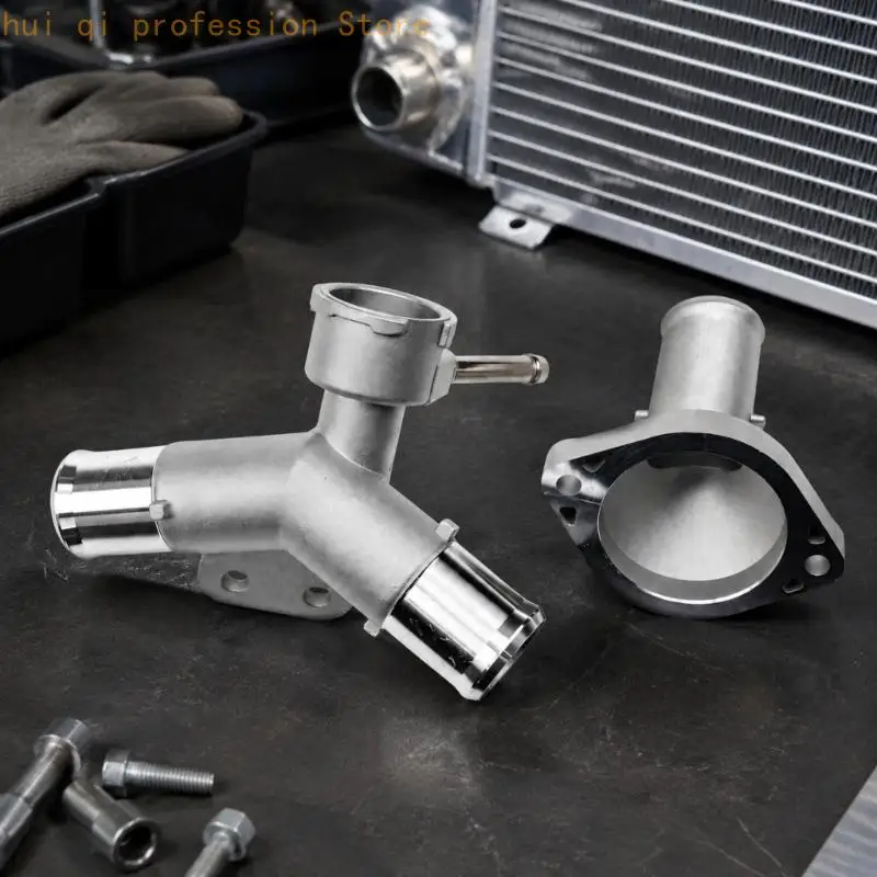 Motorkühlmittel-Auslassgehäuse für die Wartung des Kühlsystems, Aluminium-Ersatzeinheit mit Flanschmontage und einem Satz H8WE – Detail 2