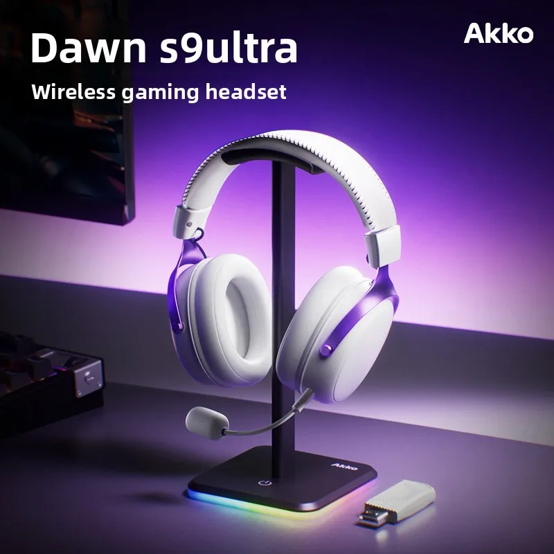

Daybreak S9 gaming headset, head-mounted noise reduction headset, 2.4G wireless Bluetooth e-sports game RGS team cooperation
