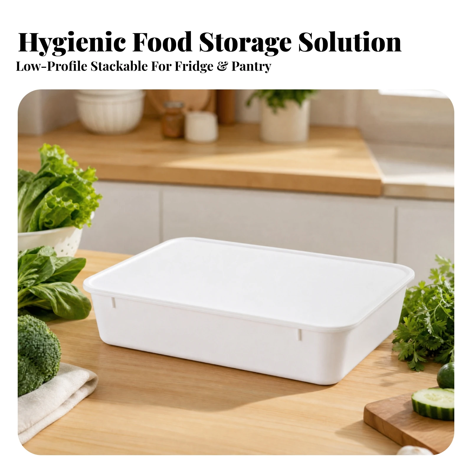 Food Storage Box with Fitted L - Food Storage Yeast recension och pris