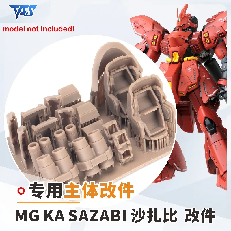 TAS PMC-BD-57-1 Piezas de modificación de cuerpo principal de resina impresa en 3D de alta precisión para el modelo MG KA SAZABI Mecha, accesorios de bricolaje para aficionados