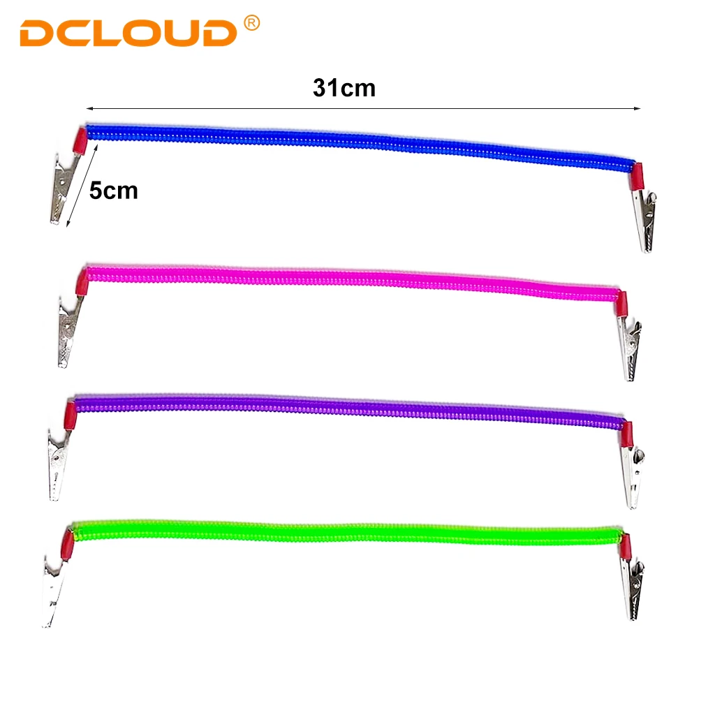 4Colors Dental Scarf Clip/Napkin Holders/Spring Loaded Rope Plastic Chain 48cm Supplies Material Dentist Bibs Oral Hygiene