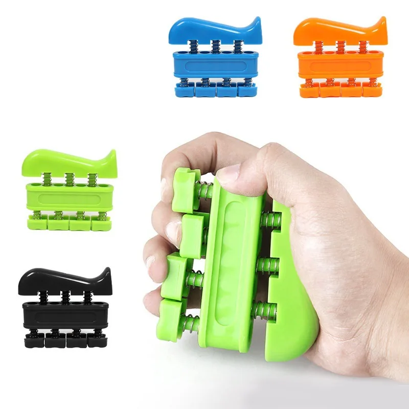 1PC Hand Grip Finger Trainer Strengthener Two-Way Spring Adjustable Power Training Piano Guitar Finger Exercise Equipment Home