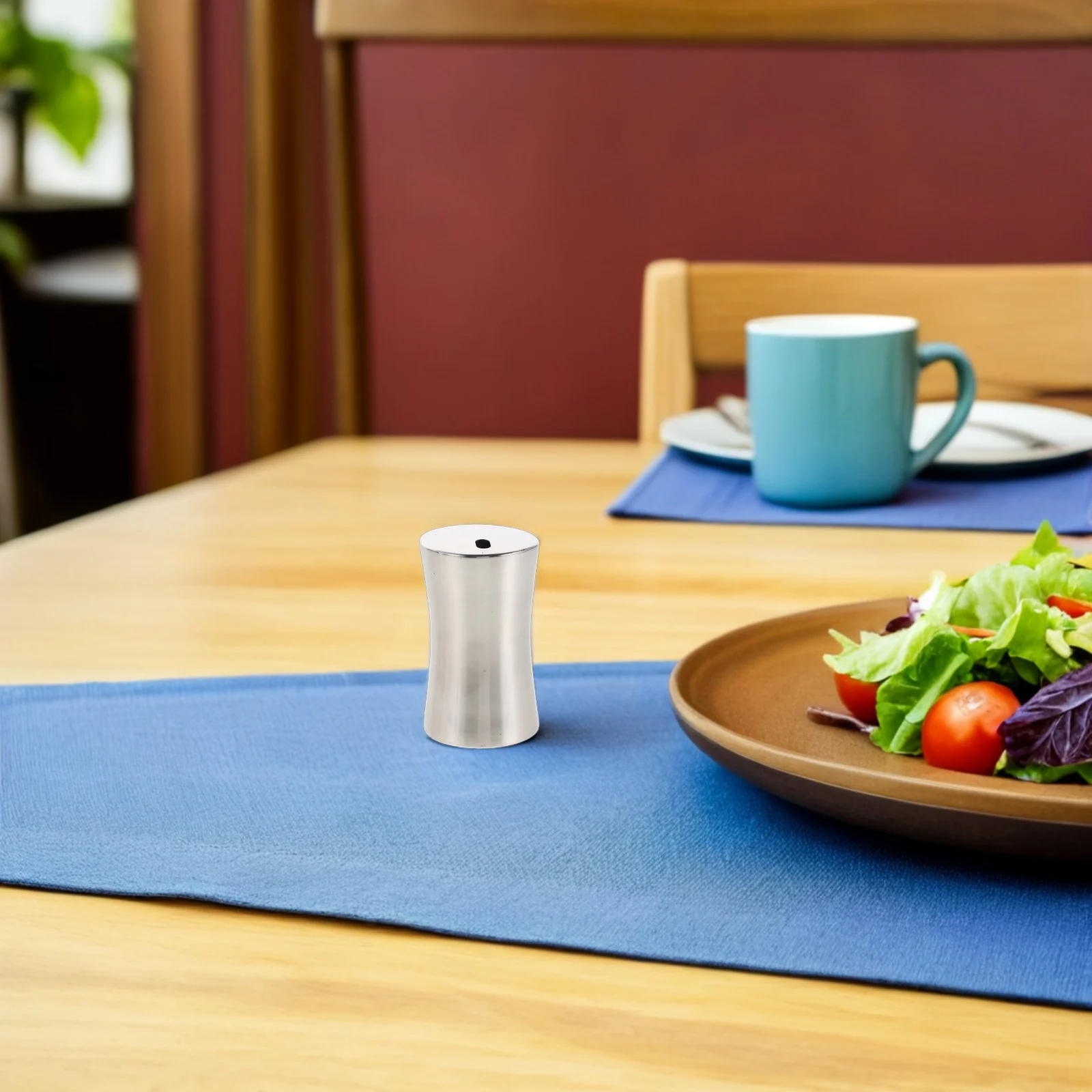 

2Pcs Stainless Steel Toothpick Holder Metal Dispenser Compact Round Container for Restaurant Home Kitchen Dining Use