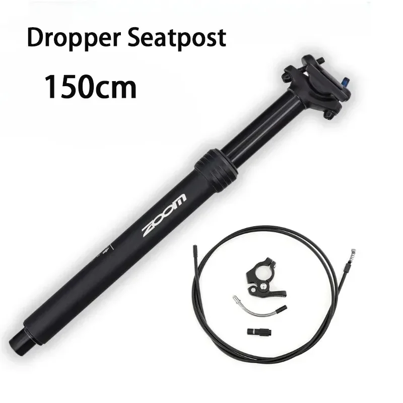 MTB/Gravel Bike Suspension Seat Post Internal Wiring 27.2/30.9/31.6mm Bicycle Dropper Remote Control Telescopic Seatpost