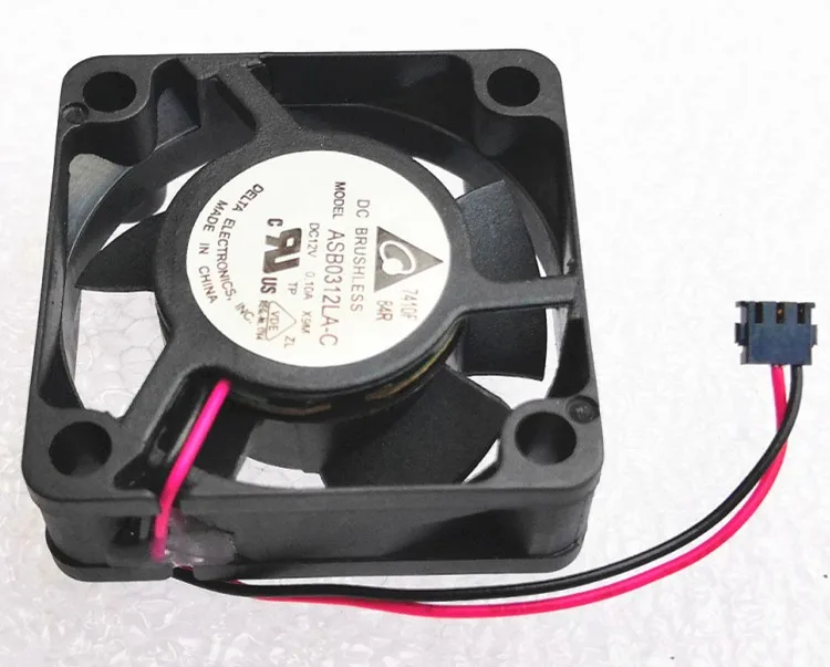 

ASB0312LA-C New For Delta 3010 3cm Fan 2-Wire Mute Mini cooling Fan 12V 0.10a