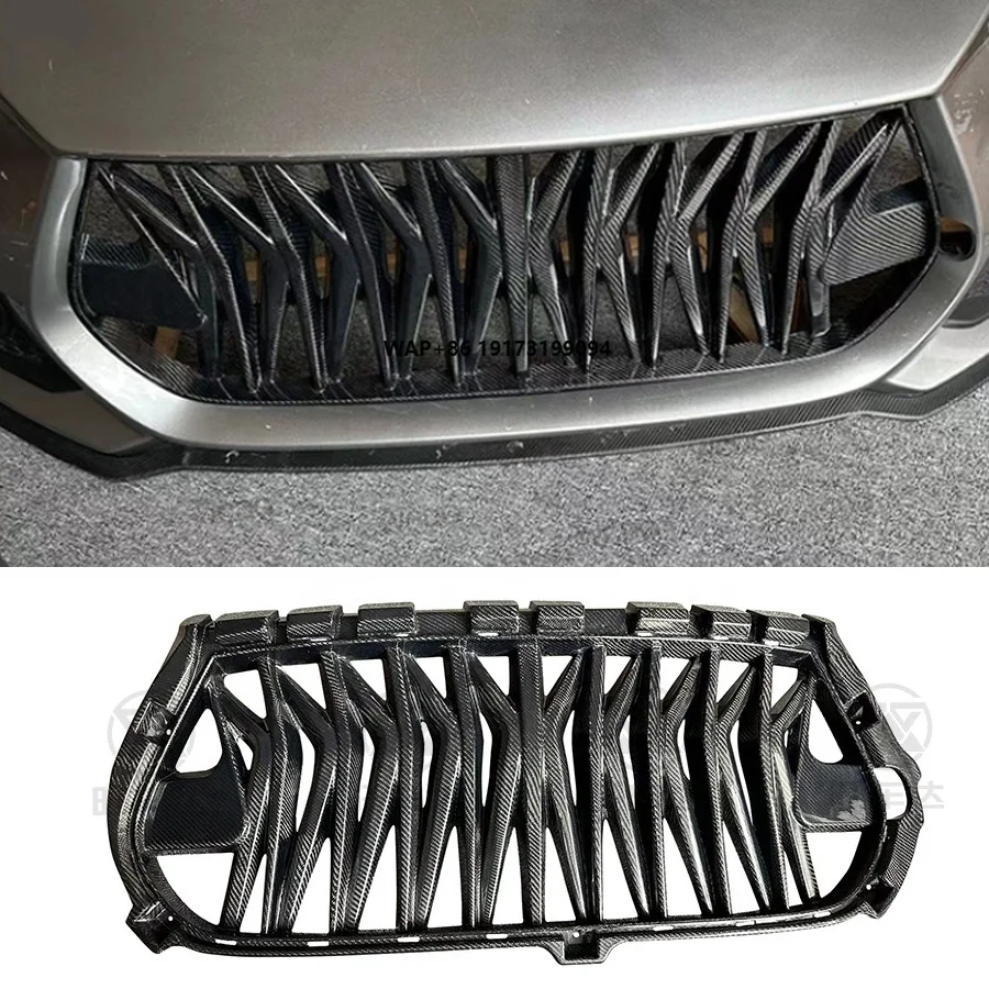 

Sport ZC33S Style Front Grille Bumper Grill Intake Mesh Trim Frame Cover FRP Fiber Glass Bodykit New Condition