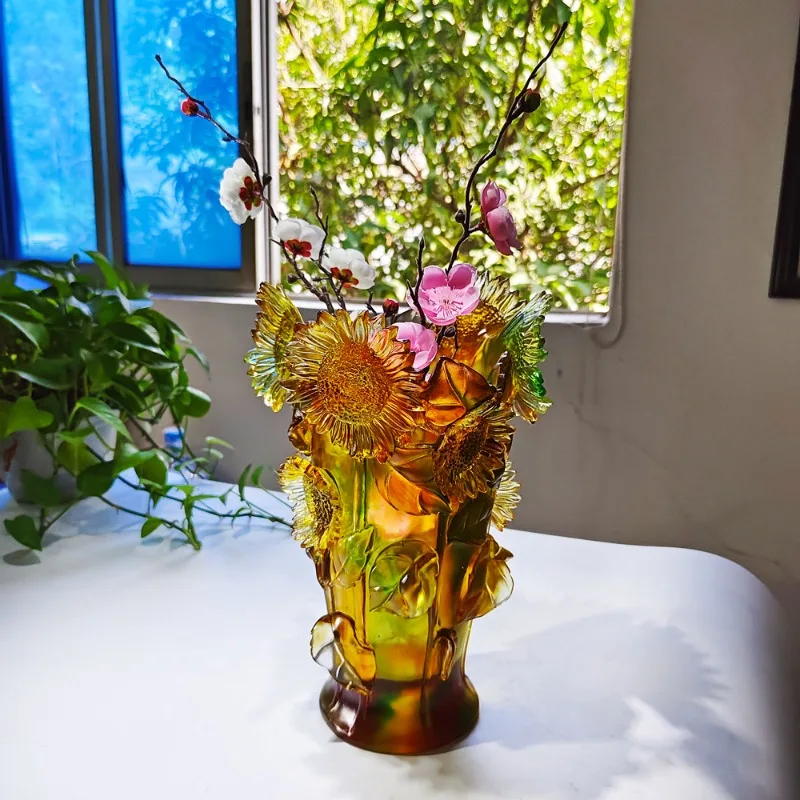 

Traditional-style glazed glass, high-end glazed vases, home soft furnishings, handicrafts, ornaments, hotel glaze